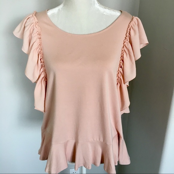vince camuto ruffle top